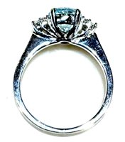 Ringe Ititoli Dame Acquamarina in Weißgold Acquamarina 1.34 Ct AD1631#BLA - AD1631#BLA